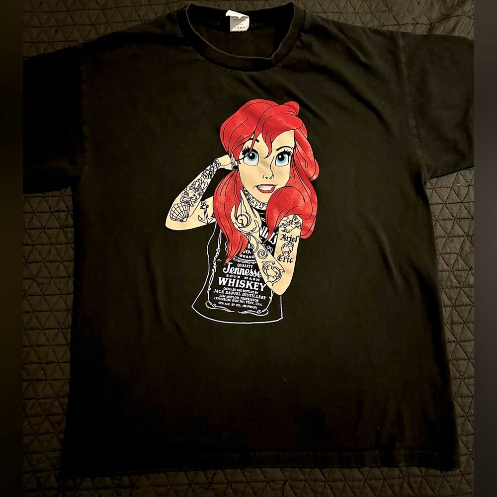 LITTLE MERMAID/JACK DANIELS TEE